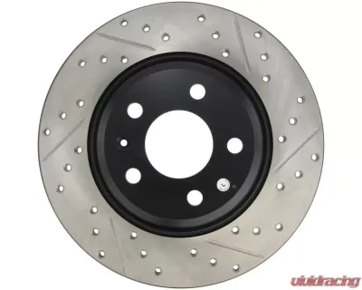 StopTech Sport Drilled/Slotted Rear Left Brake Rotor for Audi 127.33127L - 127.33127L