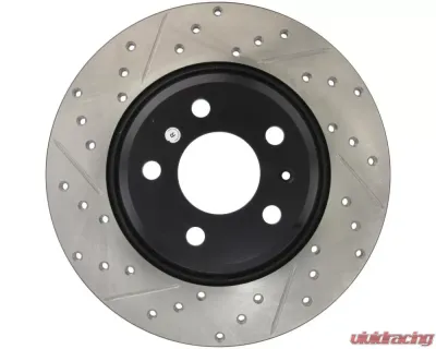StopTech Sport Drilled/Slotted Brake Rotor Rear Right Audi 2001-2006 127.33127R - 127.33127R