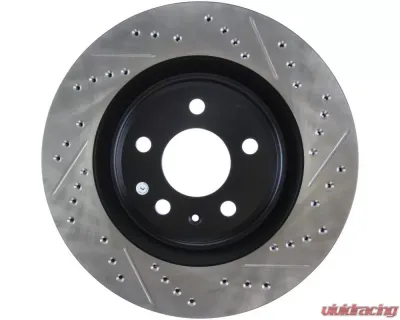 StopTech Sport Drilled/Slotted Brake Rotor Rear Left, Black, 127.33137L - 127.33137L