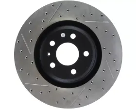 StopTech Sport Drilled/Slotted Brake Rotor Front Right, Red, 127.33138R .