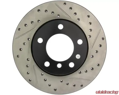StopTech Sport Drilled/Slotted Brake Rotor Front Left BMW 3 Series 2006-2013 127.34029L - 127.34029L