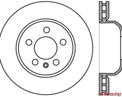 StopTech Sport Drilled/Slotted Brake Rotor Rear Right BMW 127.34131R - 127.34131R