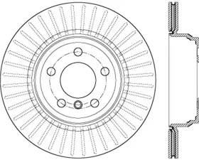 StopTech Sport Drilled/Slotted Brake Rotor Rear Left BMW 3 Series 2006-2013 127.34141L