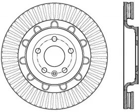StopTech Sport Drilled/Slotted Brake Rotor Front Right