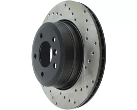 StopTech Sport Cryo Cross Drilled Brake Rotor Rear Right BMW Rear Left