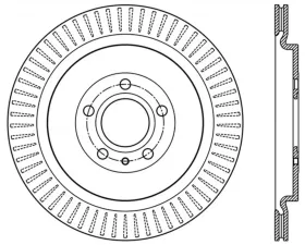 StopTech Sport Cross Drilled Brake Rotor Rear Right Ford Mustang 2013-2014 128.61105R