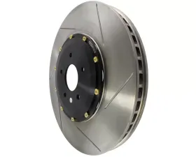 StopTech AeroRotor 2-Piece Black Hat Slotted Front Left Nissan GTR 09-10 129.42104.13