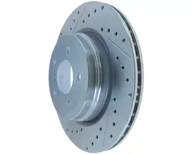 StopTech Drilled Slotted Brake Rotor Rear Right BMW, 227.34080R