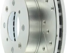 StopTech Select Sport Drilled Slotted Brake Rotor Front Right, Red, 227.40021R - Fits Honda Civic 2006-2011