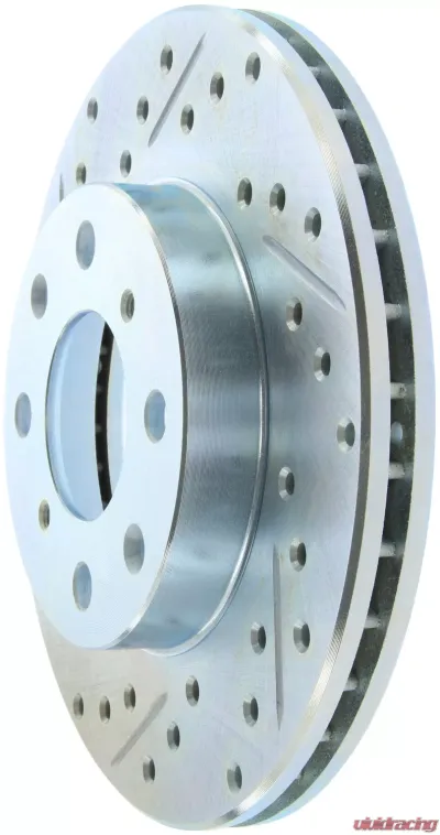 StopTech Drilled Slotted Brake Rotor Front Right Honda Civic 2006-2011, 227.40023R - 227.40023R