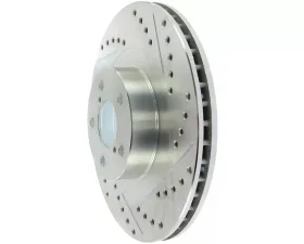 StopTech Drilled Slotted Brake Rotor Front Right for Honda Civic 2006-2011, 227.47018R
