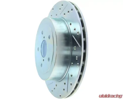 StopTech Drilled & Slotted Brake Rotor Rear Right Subaru STI 2005-2007 227.47023R - 227.47023R