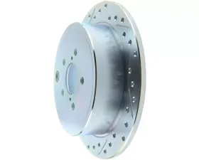 StopTech Cross-Drilled & Slotted Brake Rotor Rear Right Scion FR-S | Subaru 2009-2016, Black, 227.47029R