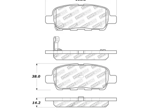 StopTech Street Brake Pads Rear with Shims Rear - 308.09051 - Image 4