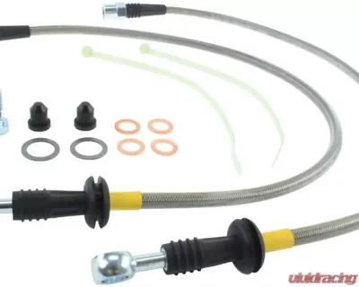 StopTech Stainless Steel Brake Line Kit Mini Cooper S Front 2002-2008 - 950.34007