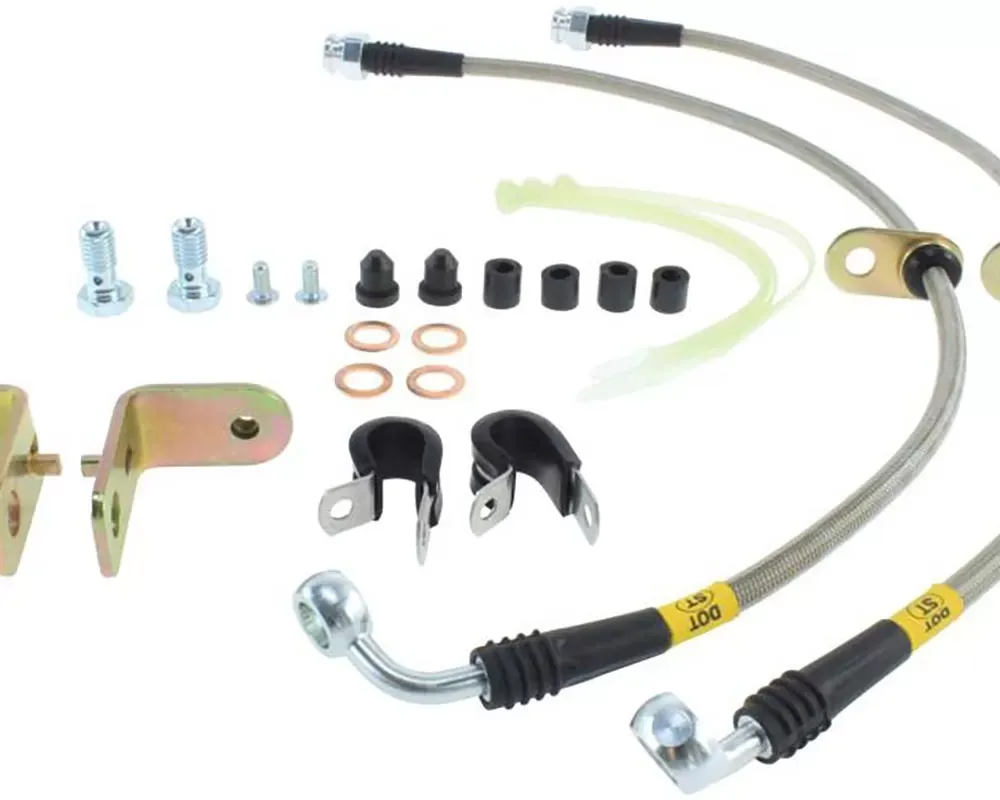 StopTech Stainless Steel Brake Line Kit Ford Mustang Front 2005-2014 - 950.61003
