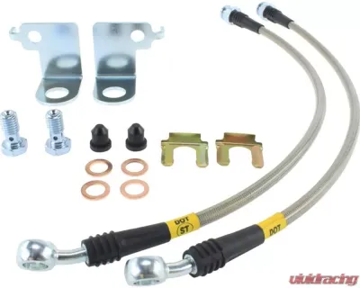 StopTech Stainless Steel Brake Line Kit Ford Mustang Front 2015-2022 - 950.61023
