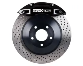 StopTech Big Brake Kit Black Caliper Drilled Rotor Front Ford Mustang 2005-2010 4.6L V8 82.330.4700.52