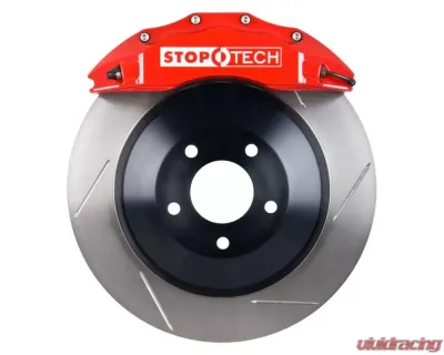 StopTech Big Brake Kit Red Caliper Slotted Rotor Front for Audi A4 82.242.6100.71 - 82.242.6100.71