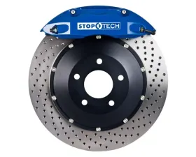 StopTech Big Brake Kit, Blue Caliper, Drilled Rotor, Front VW 83.893.4300.22