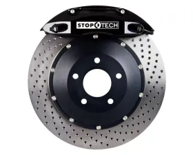 StopTech Big Brake Kit, Black Caliper, Drilled Rotor, Front VW 83.886.4300.52