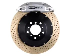 StopTech Big Brake Kit - Black Caliper, Slotted Rotor, Rear VW 83.893.4300.64