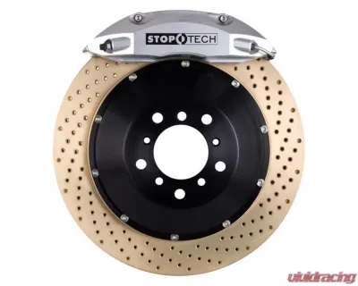 StopTech Big Brake Kit - Black Caliper, Slotted Rotor, Rear VW 83.893.4300.64 - 83.893.4300.64