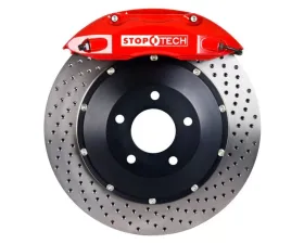 StopTech Big Brake Kit - Black Caliper, Slotted Rotor, Front Porsche 83.788.0046.72