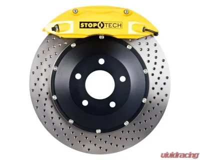 StopTech Big Brake Kit Black Caliper Slotted Two-Piece Rotor Front BMW Rear - 83.154.004G.82