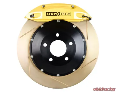 StopTech Big Brake Kit - Black Caliper, Slotted Rotor, Front - 83.893.4700.83 - 83.893.4700.83