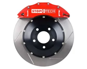 StopTech Big Brake Kit Front and Rear Red Slotted 2pc Rotors Chevrolet Corvette Stingray Rear 2014-2019 6.2L V8 CLEARANCE