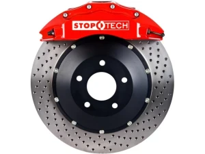 StopTech Big Brake Kit Black Caliper Slotted Rotor Front 83.857.6700.72 - 83.857.6700.72 - Image 4