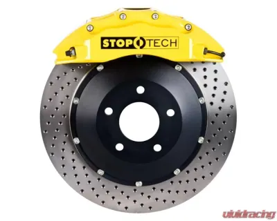 StopTech Big Brake Kit Black Caliper Slotted Two-Piece Rotor Front BMW M5 Front 2000-2003 5.0L V8 - 83.135.6700.82