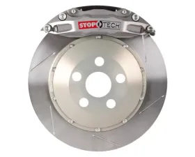 StopTech Trophy Sport Big Brake Kit Silver Caliper Slotted 2-Piece Rotor Front BMW M3 Front 2008-2009