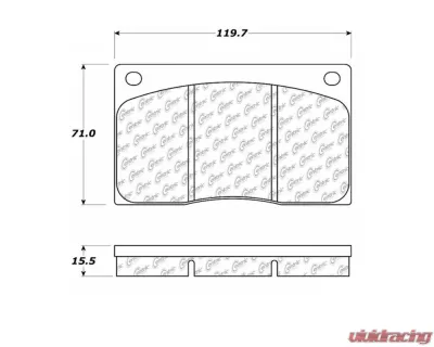 StopTech Brake Pads, Ceramic, Front, Black, Honda Civic 2006-2011, 104.0135 - 104.01350