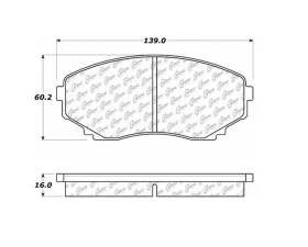 StopTech Brake Rotor, Front, Silver, for Ford Mustang 2015-2023, 104.0551