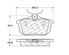StopTech Brake Rotor, Front, Silver, for Ford Mustang 2015-2023, 104.0838