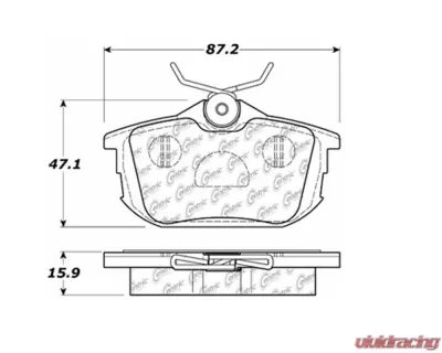 StopTech Brake Rotor, Front, Silver, for Ford Mustang 2015-2023, 104.0838 - 104.08380