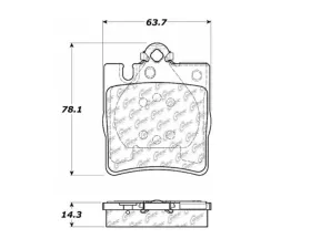 StopTech Brake Rotor, Front, Silver, Ford Mustang 2015-2021, 104.0876
