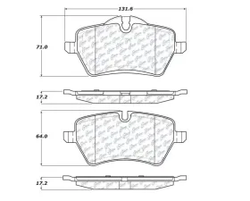 StopTech Brake Rotor, Front, Black, for 2006-2011 Honda Civic, 104.1204