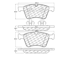StopTech Brake Rotor, Front, Silver, for Honda Civic 2006-2011, 104.1272