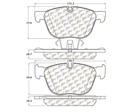 StopTech Brake Rotor, Front, Silver, for Honda Civic 2006-2011, 104.1294
