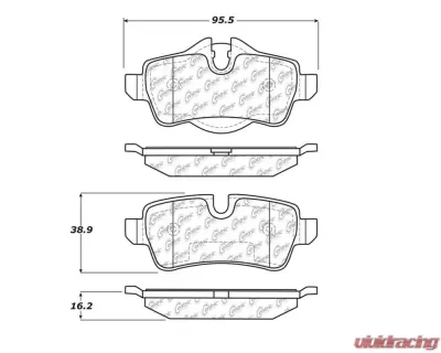 StopTech High-Performance Brake Rotor for Ford Mustang 2015-2023, 104.1309 - 104.13090