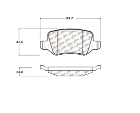 StopTech Brake Rotor, Front, Silver, for Ford Mustang 2015-2021, 104.1358