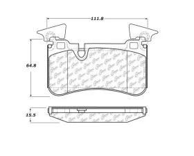 StopTech Brake Rotor, Front, Silver, Ford Mustang 2015-2020, 104.1373