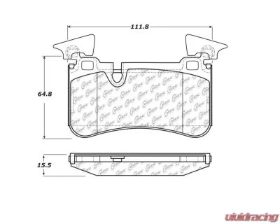 StopTech Brake Rotor, Front, Silver, Ford Mustang 2015-2020, 104.1373 - 104.13730