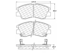 StopTech Brake Rotor Set, Front, Silver, Honda Civic 2006-2011, 105.0349