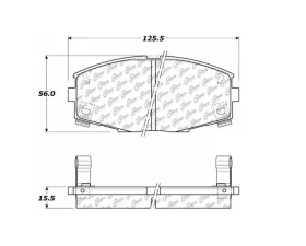 StopTech Brake Rotor, Front, Silver, for Honda Civic 2006-2011, 105.0435