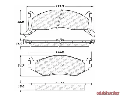 StopTech Brake Rotor, Front, Silver, Toyota Camry 2012-2017, 105.0524 - 105.05240