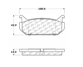 StopTech Performance Brake Pads for BMW 3 Series 2006-2011, 105.0584